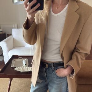 Joseph & Feiss Camel Wool Blazer